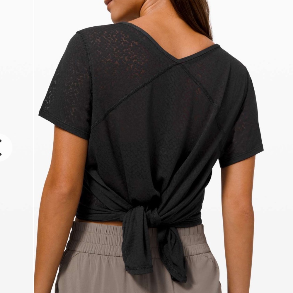 Lululemon Loop Around Tee Sheer Black - image 3